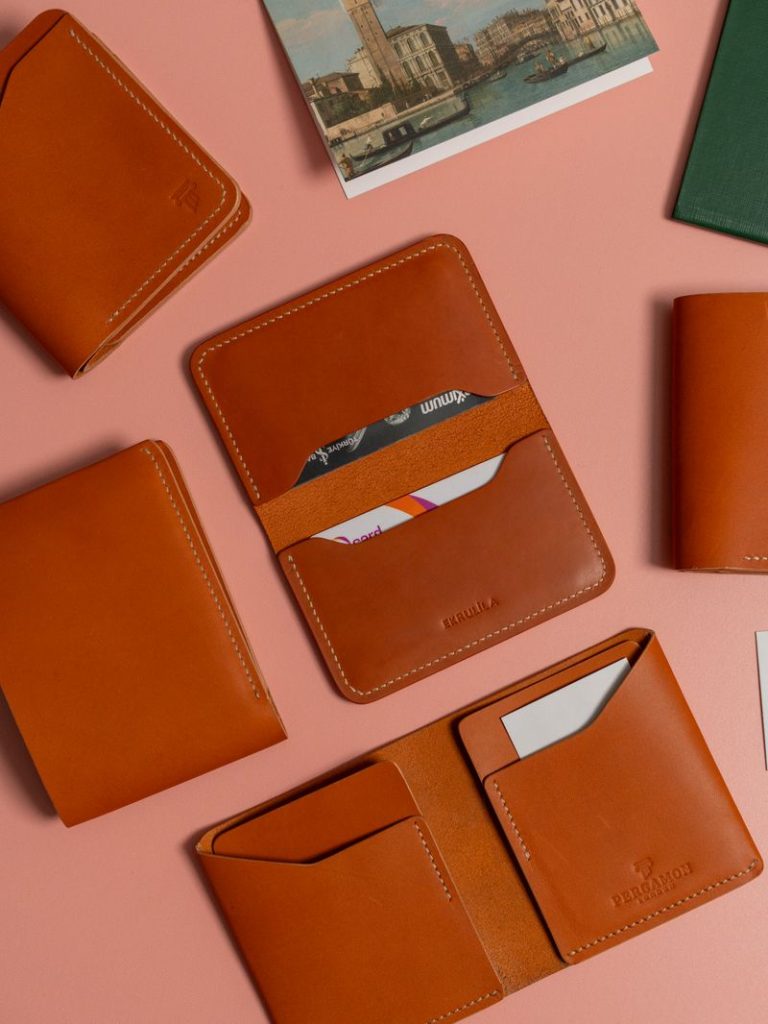 Leather Money Clip Wallet