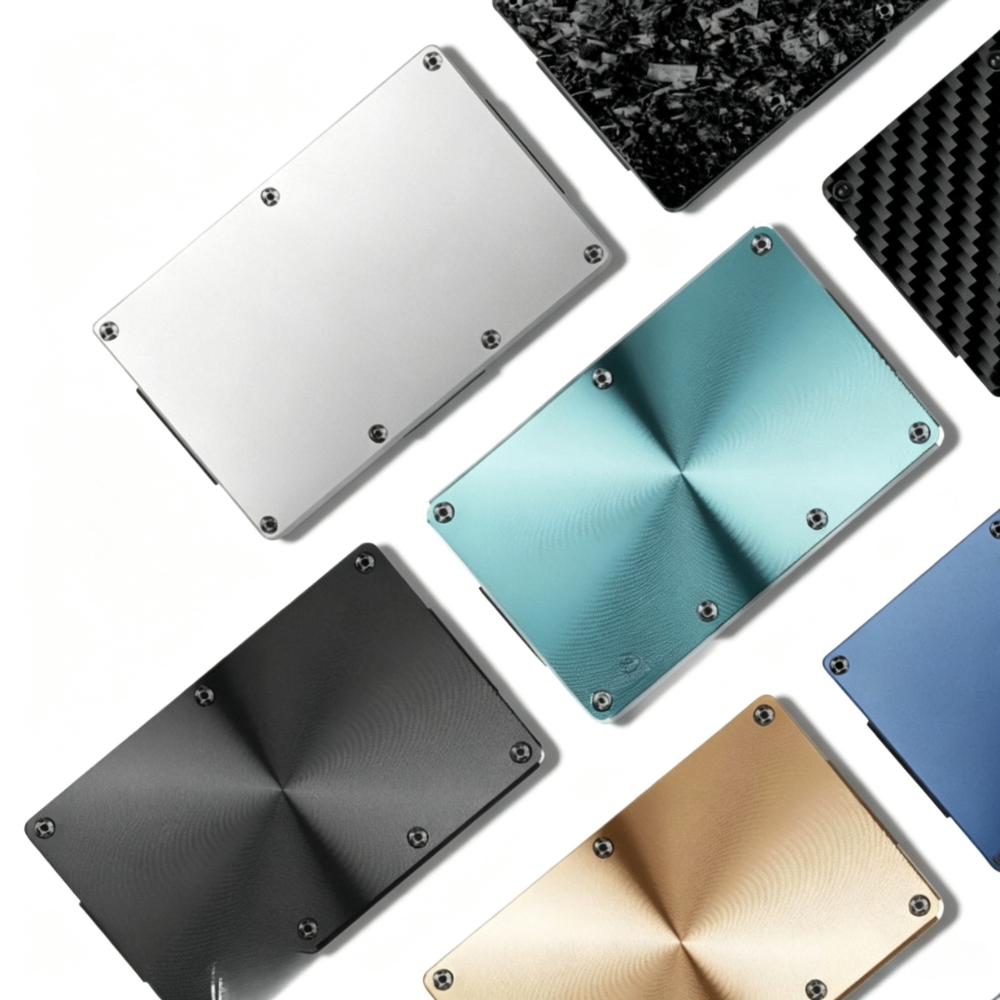Aluminum RFID Blocking Metal Card Wallet