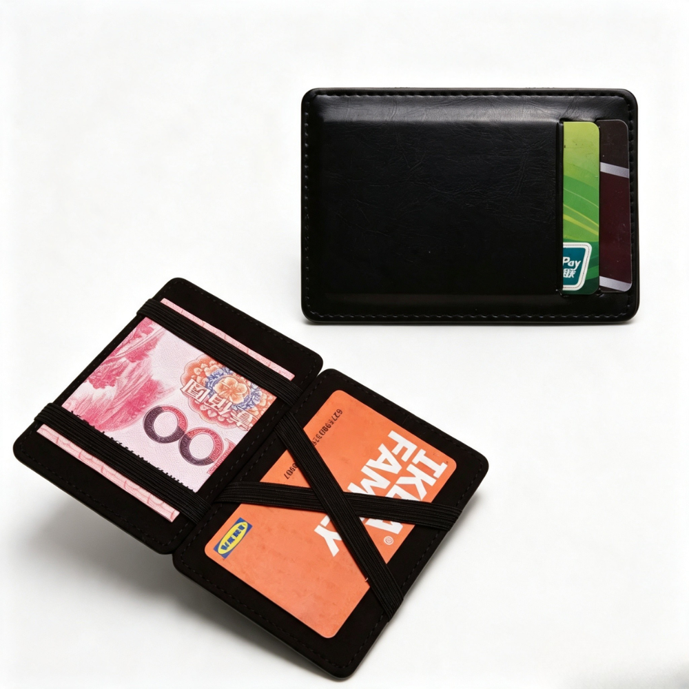 Men’s Short PU Leather Business Wallet