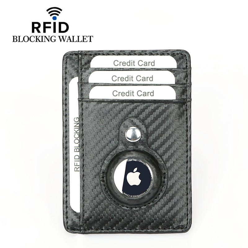 RFID Blocking AirTag Wallet