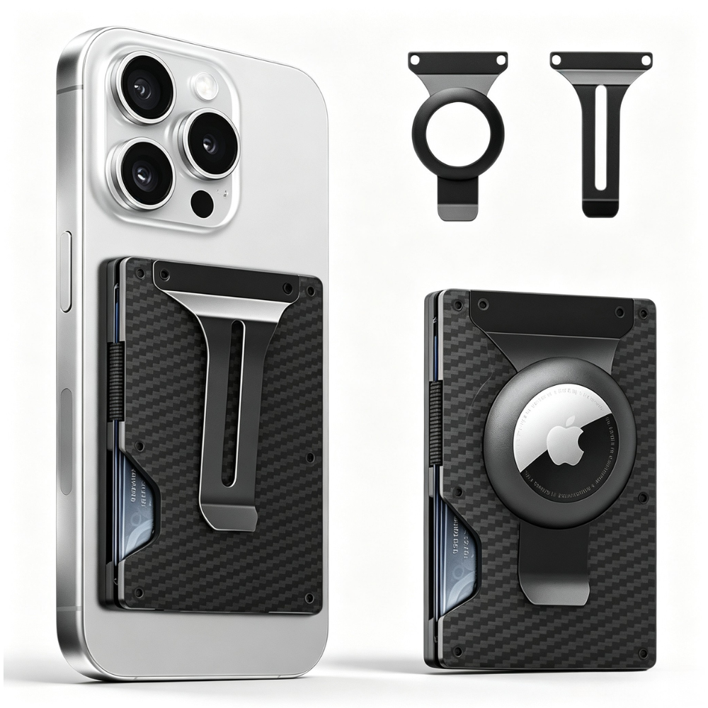 Magnetic Aluminum RFID Card Wallet