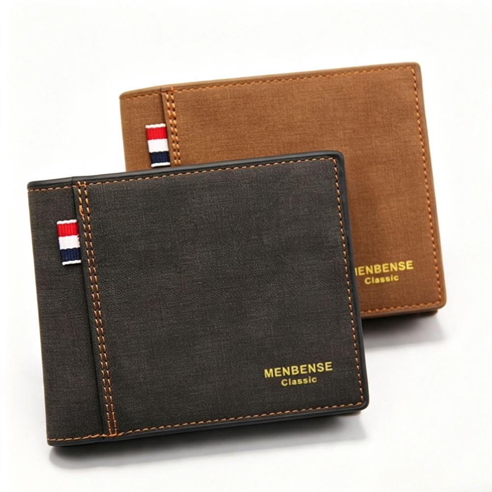 Men’s PU Leather Bifold Wallet