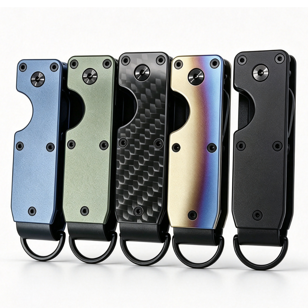 Aluminum RFID Keychain Organizer