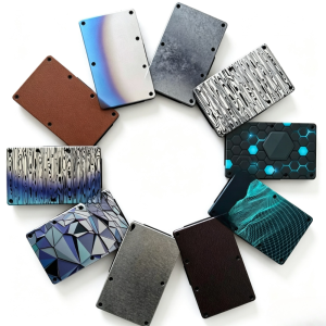 Forged Carbon Fiber RFID Card Wallet