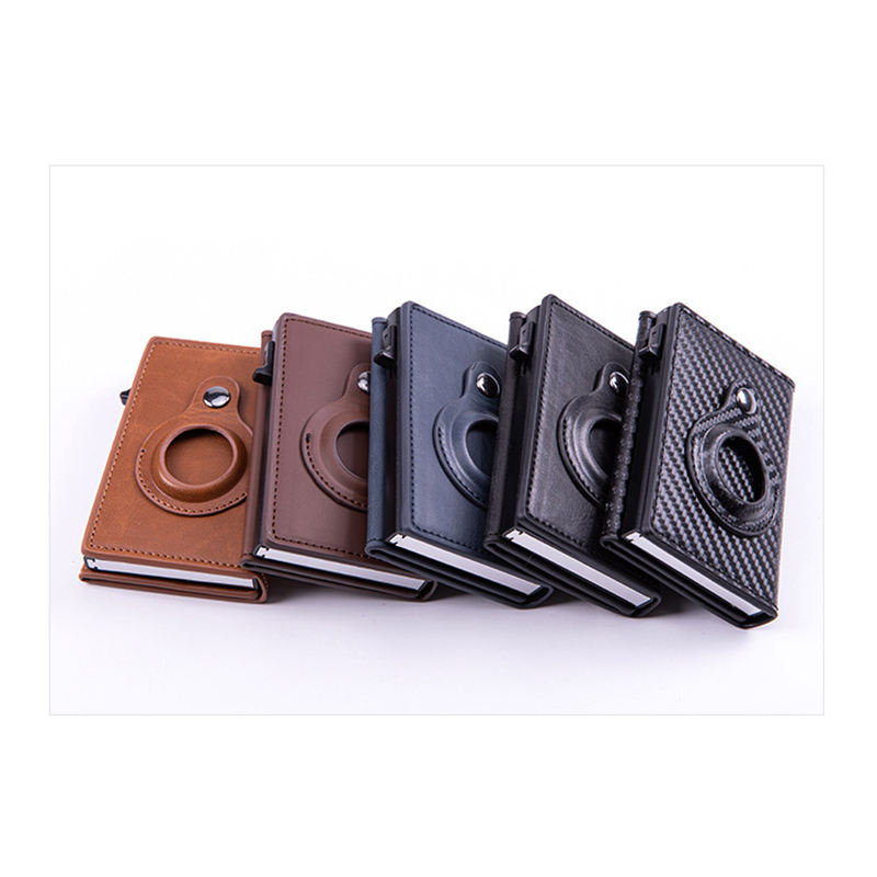 RFID Blocking Aluminum AirTag Wallet