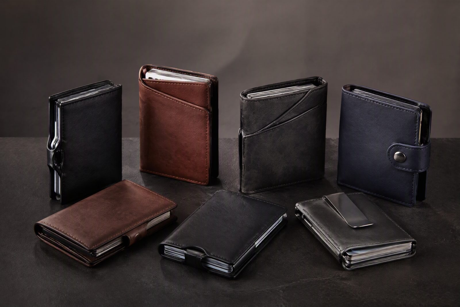 Magnetic hold and card storage compared across all eleven wallets