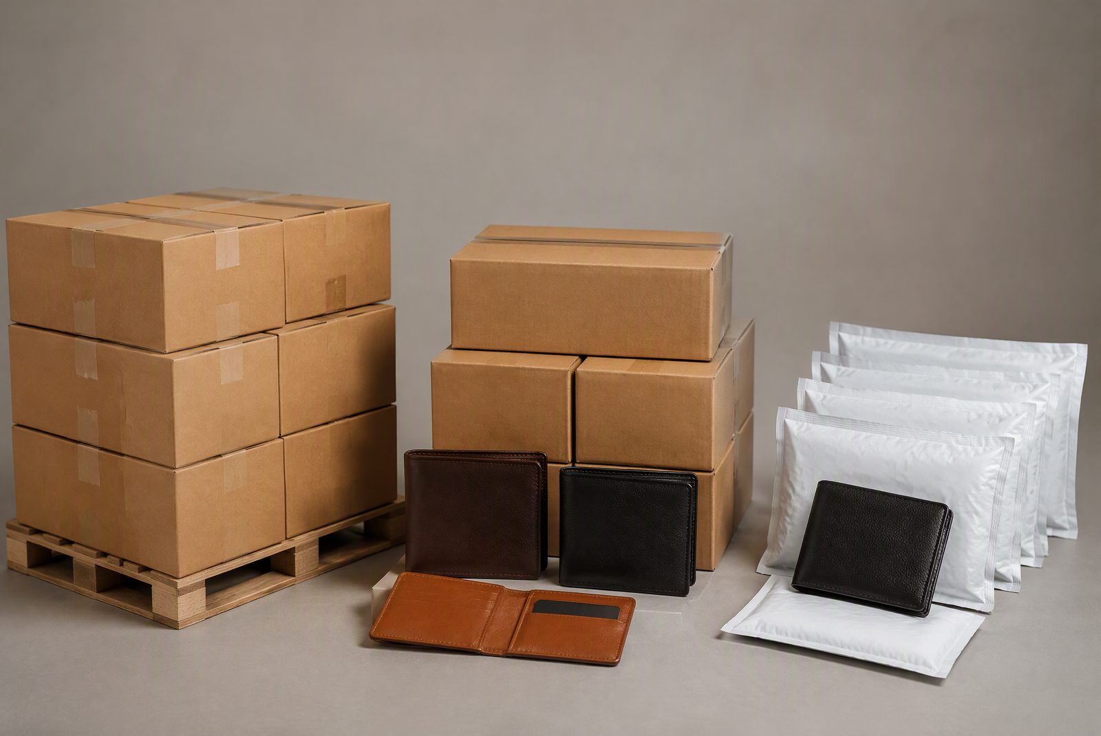 Comparison chart of three EDC wallet fulfillment models across cost, speed, and margin