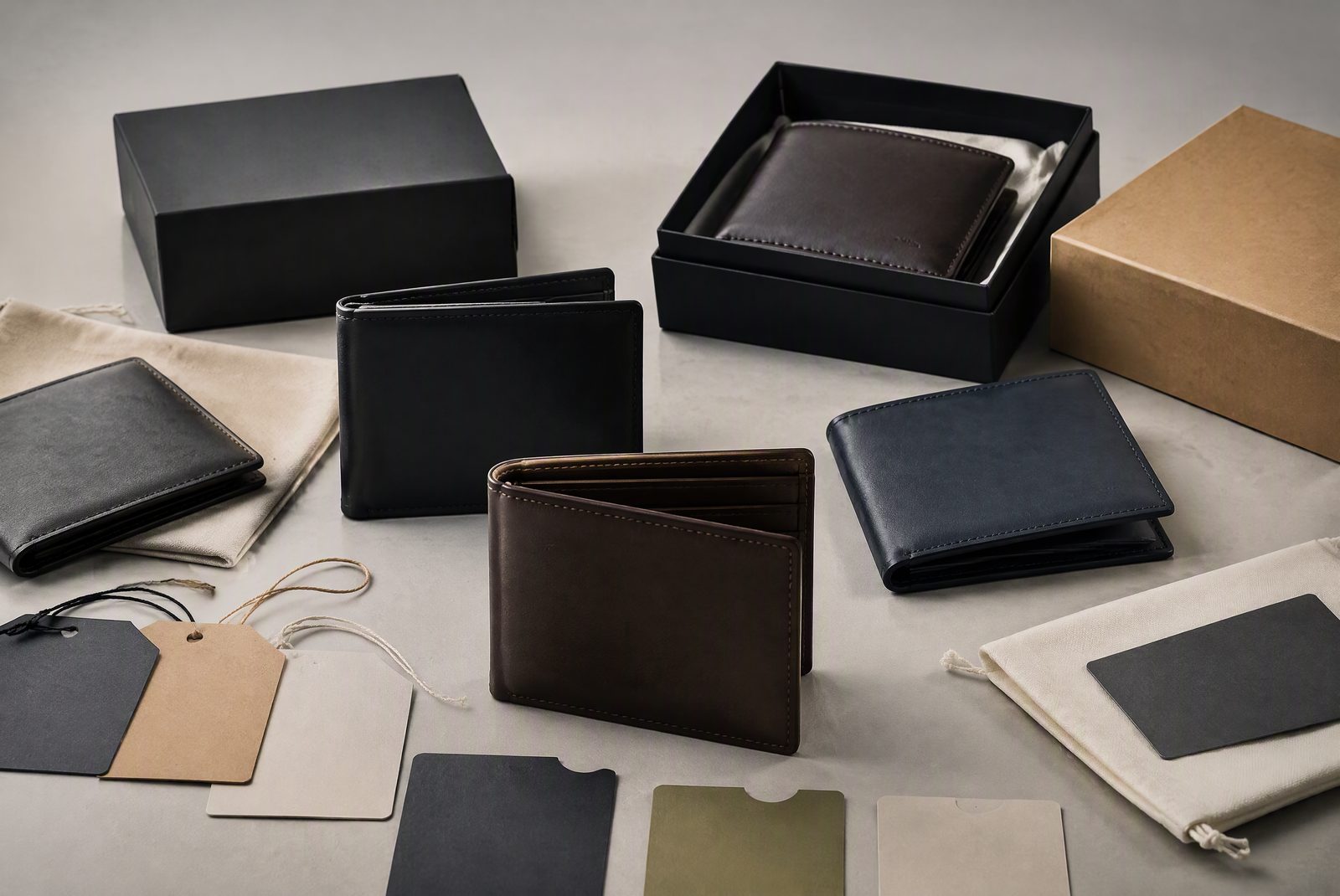 Direct ship versus small-batch stock inventory options for a Shopify wallet store