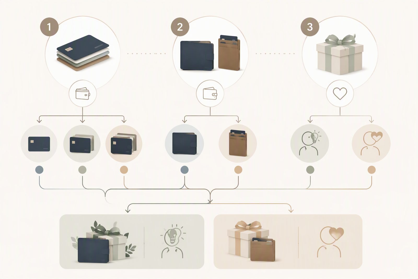 The three-question gift test: card count, pocket style, thoughtful vs nice